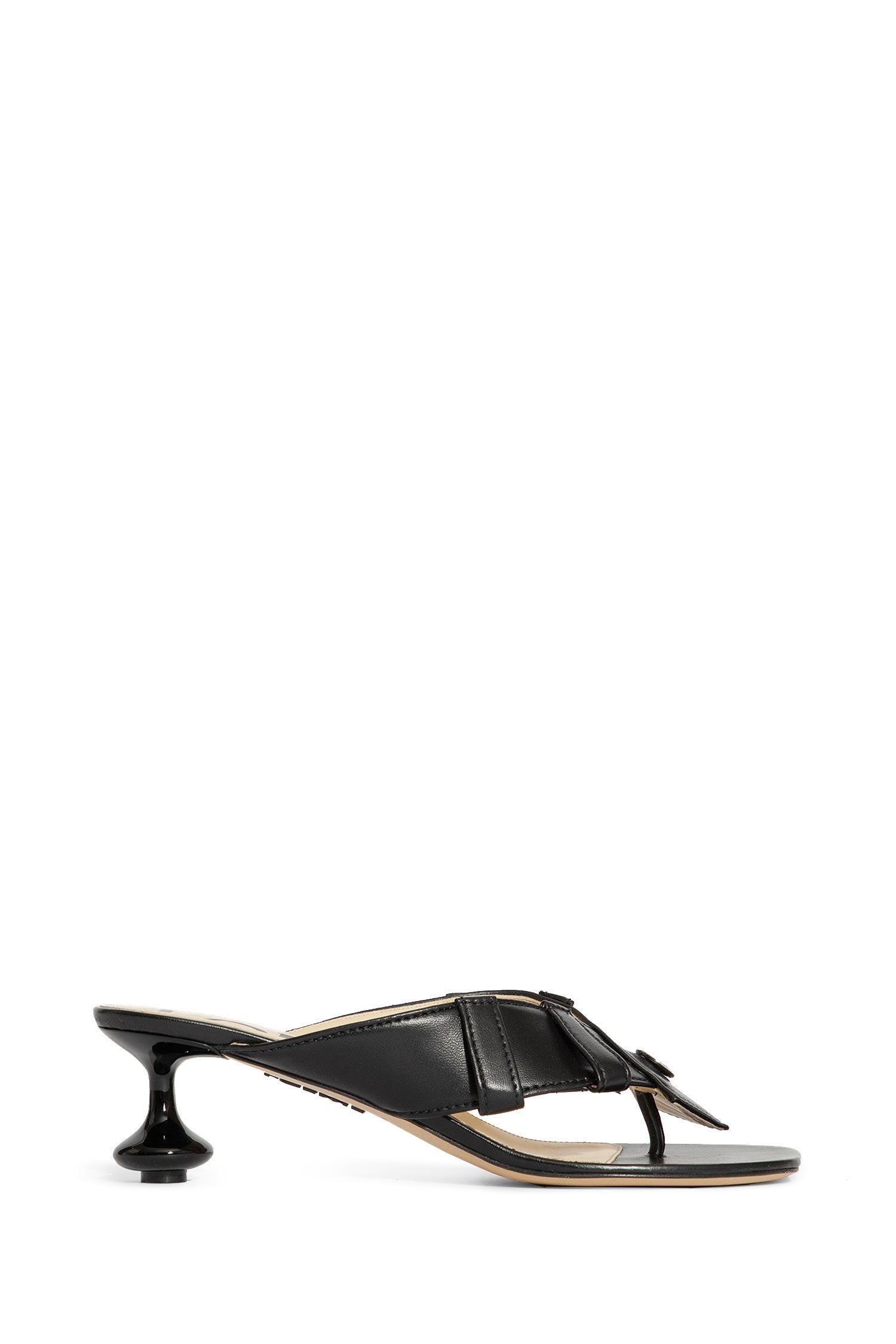 LOEWE WOMAN BLACK SANDALS