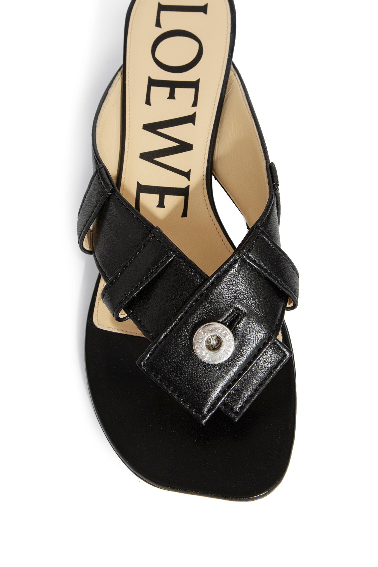 LOEWE WOMAN BLACK SANDALS