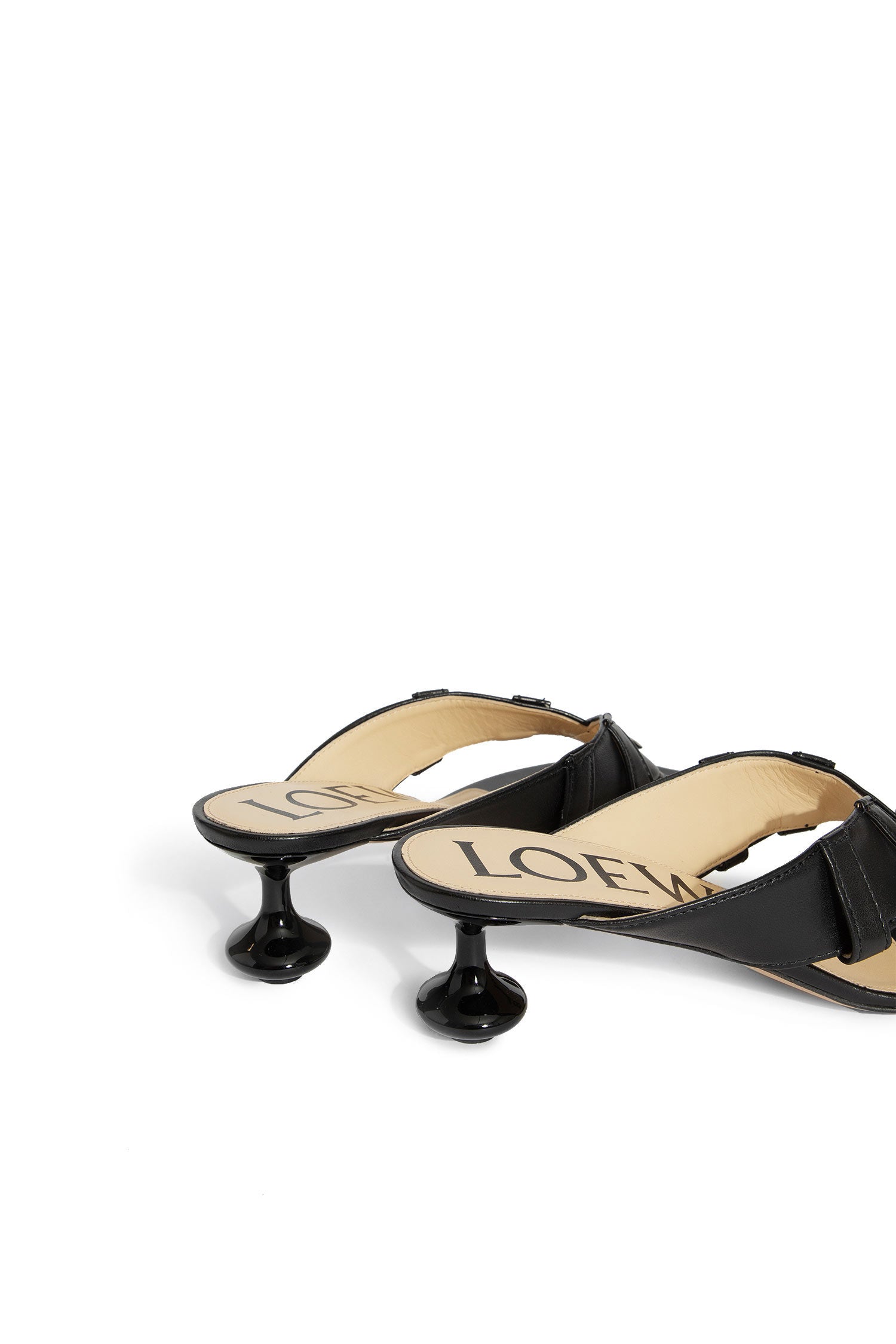 LOEWE WOMAN BLACK MULES