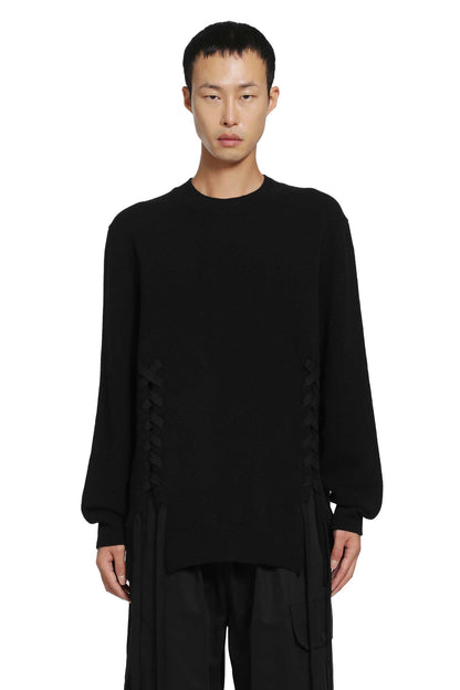 Merino Lace-Up Hem Jumper