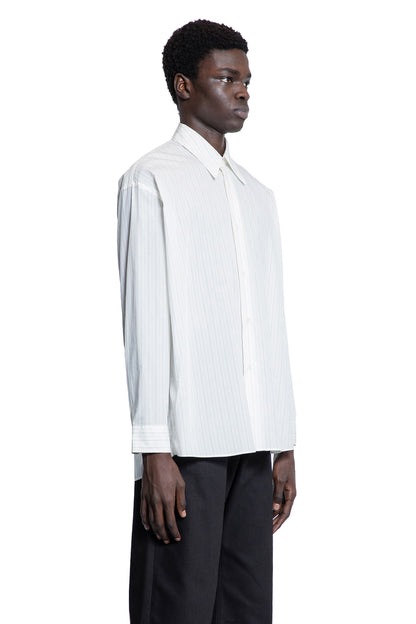 STUDIO NICHOLSON MAN OFF-WHITE SHIRTS