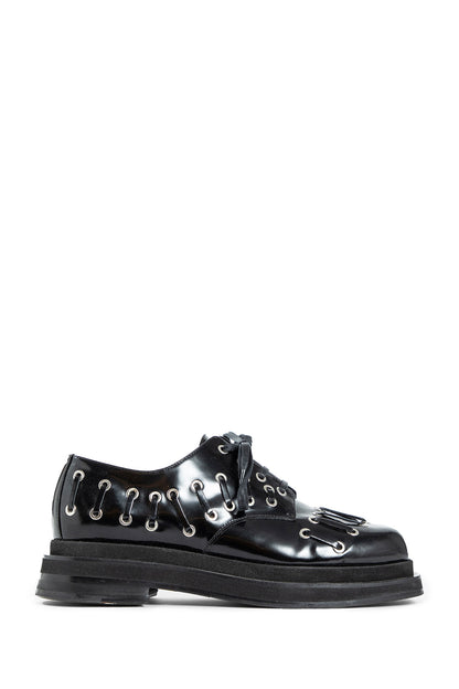 SIMONE ROCHA MAN BLACK LOAFERS & FLATS