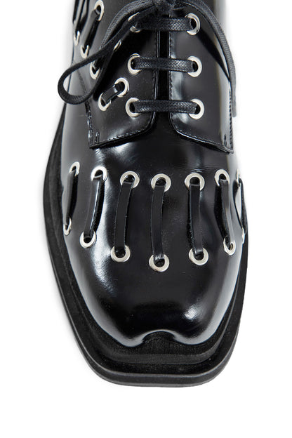 SIMONE ROCHA MAN BLACK LACE-UPS