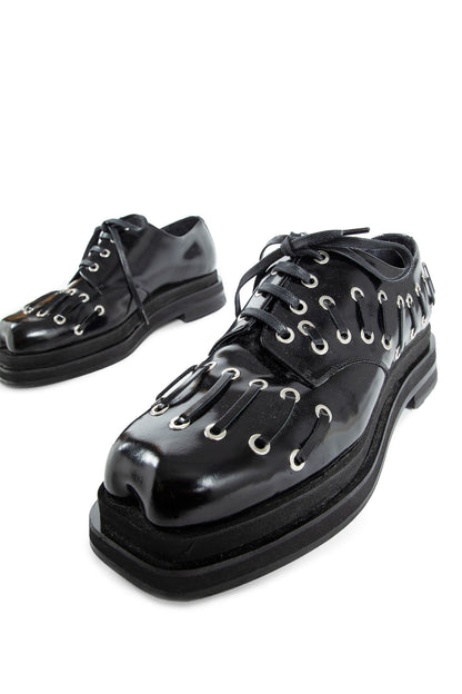 SIMONE ROCHA MAN BLACK LACE-UPS