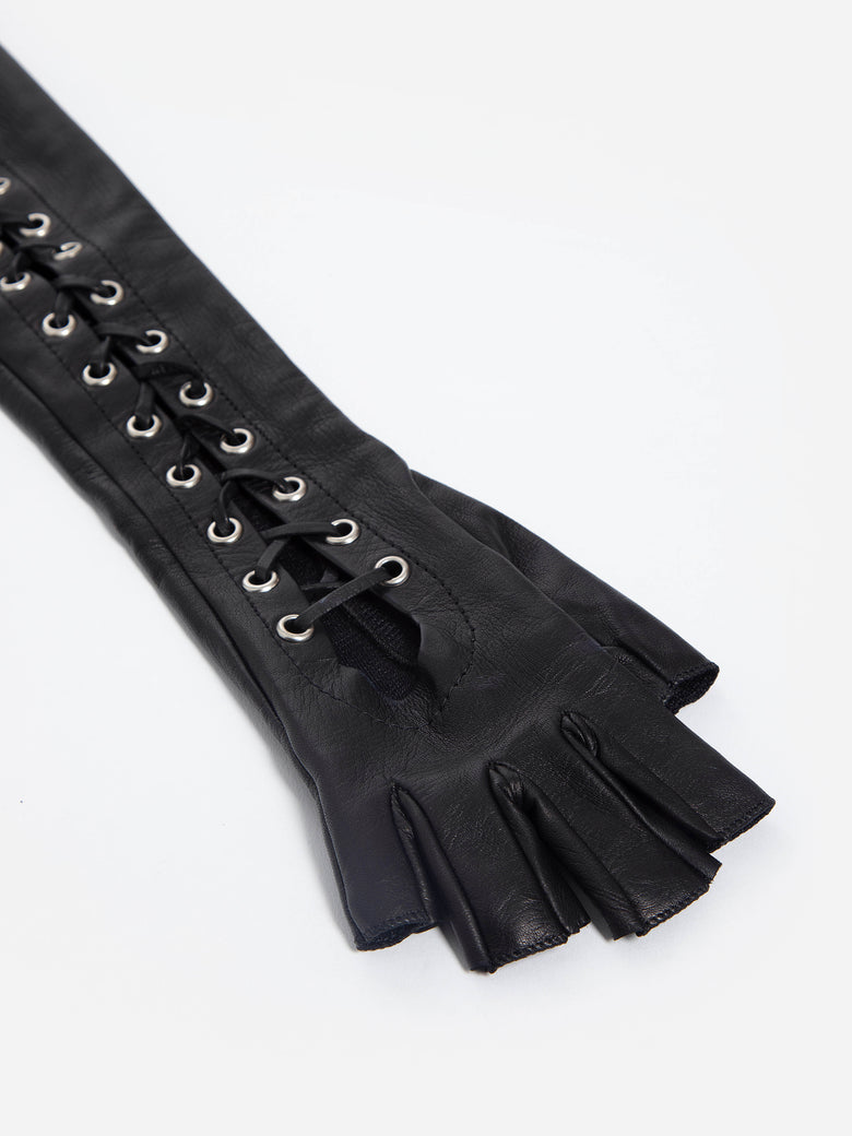 MANOKHI WOMAN BLACK GLOVES