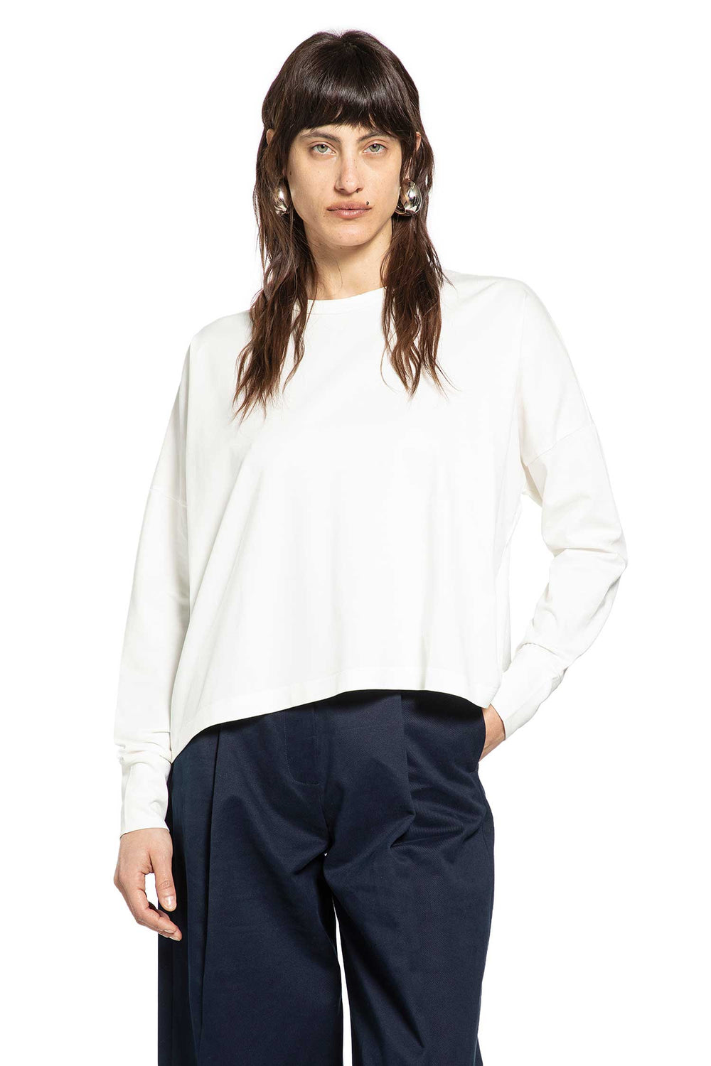 STUDIO NICHOLSON Loop Long Sleeve T-Shirt woman
