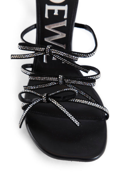 LOEWE WOMAN BLACK SANDALS & SLIDES