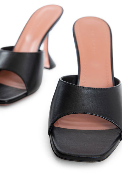 AMINA MUADDI WOMAN BLACK SANDALS & SLIDES