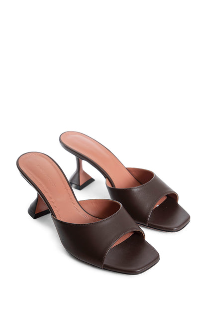 AMINA MUADDI WOMAN BROWN MULES