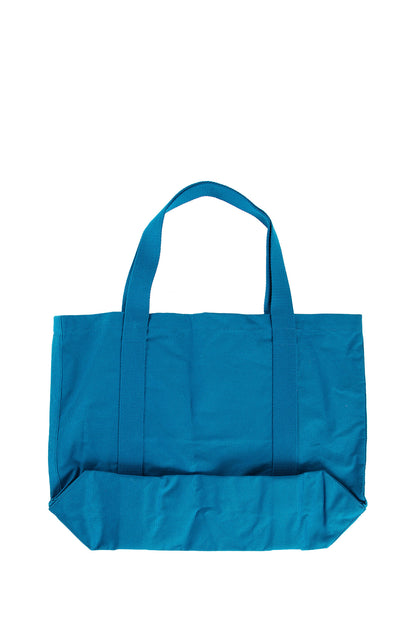 MAISON KITSUNÉ UNISEX BLUE TOTE BAGS