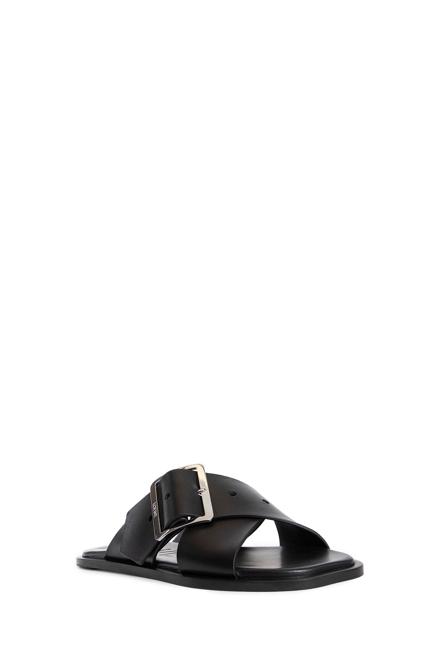 LOEWE WOMAN BLACK SANDALS & SLIDES