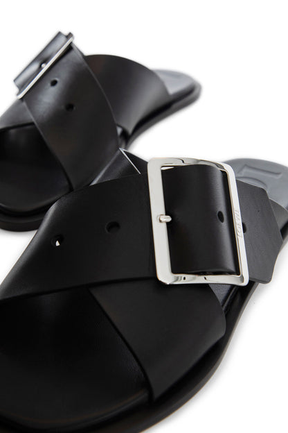 LOEWE WOMAN BLACK SANDALS & SLIDES