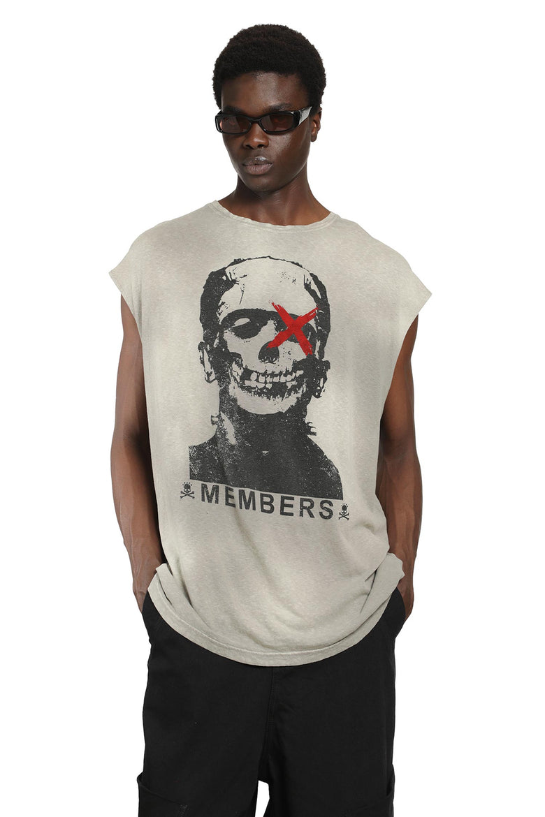 MASSIMO SABBADIN Franky Printed Jersey Tank Top man