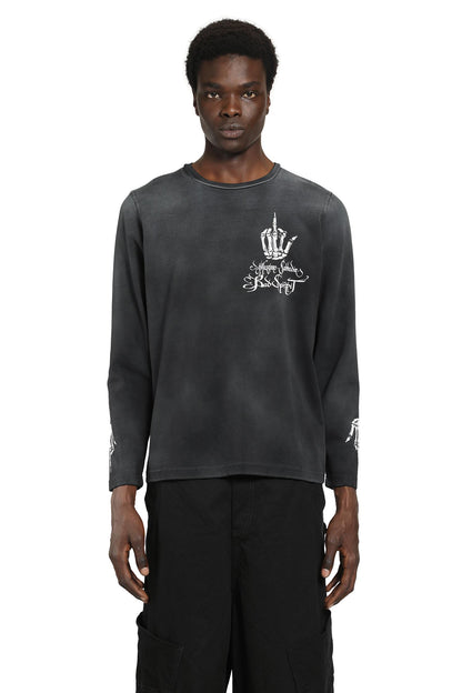 Washed Jersey Long Sleeve T-Shirt