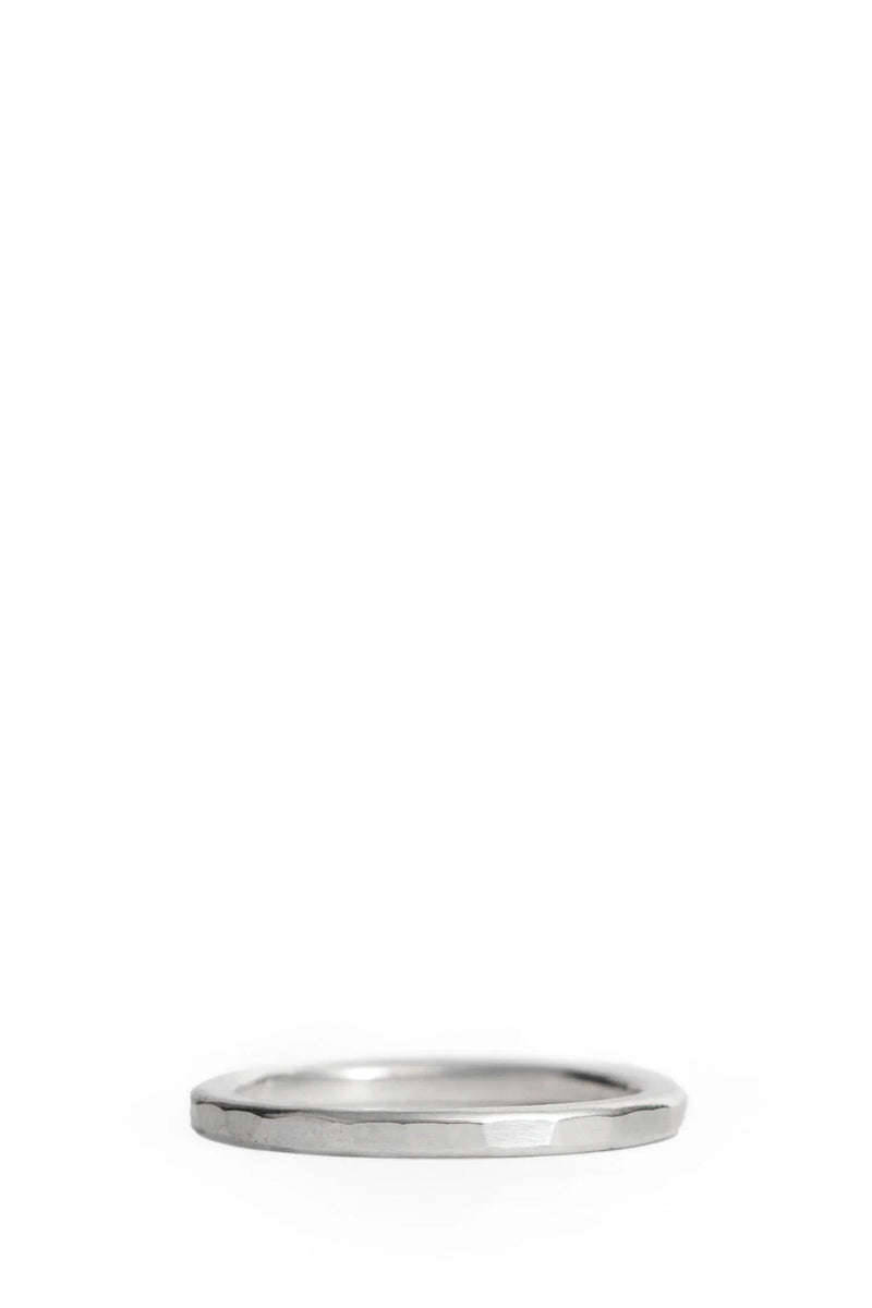 WERKSTATT MUNCHEN 4 Combination Hammered Ring unisex