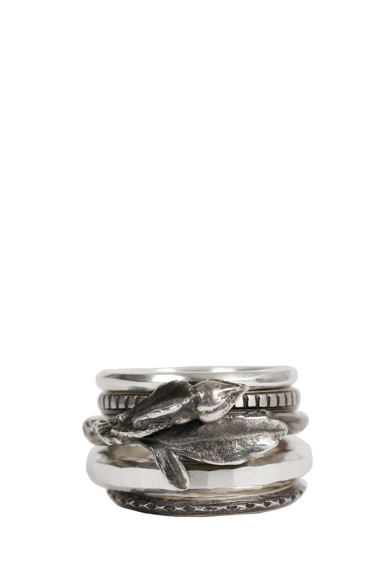 WERKSTATT MUNCHEN 5 Ring Combination Rosebud unisex