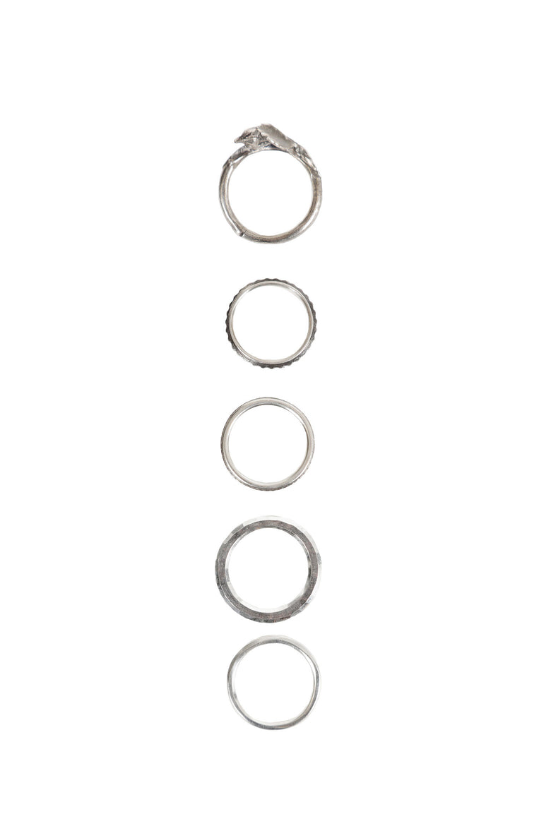 
              WERKSTATT MUNCHEN 5 Ring Combination Rosebud unisex
            