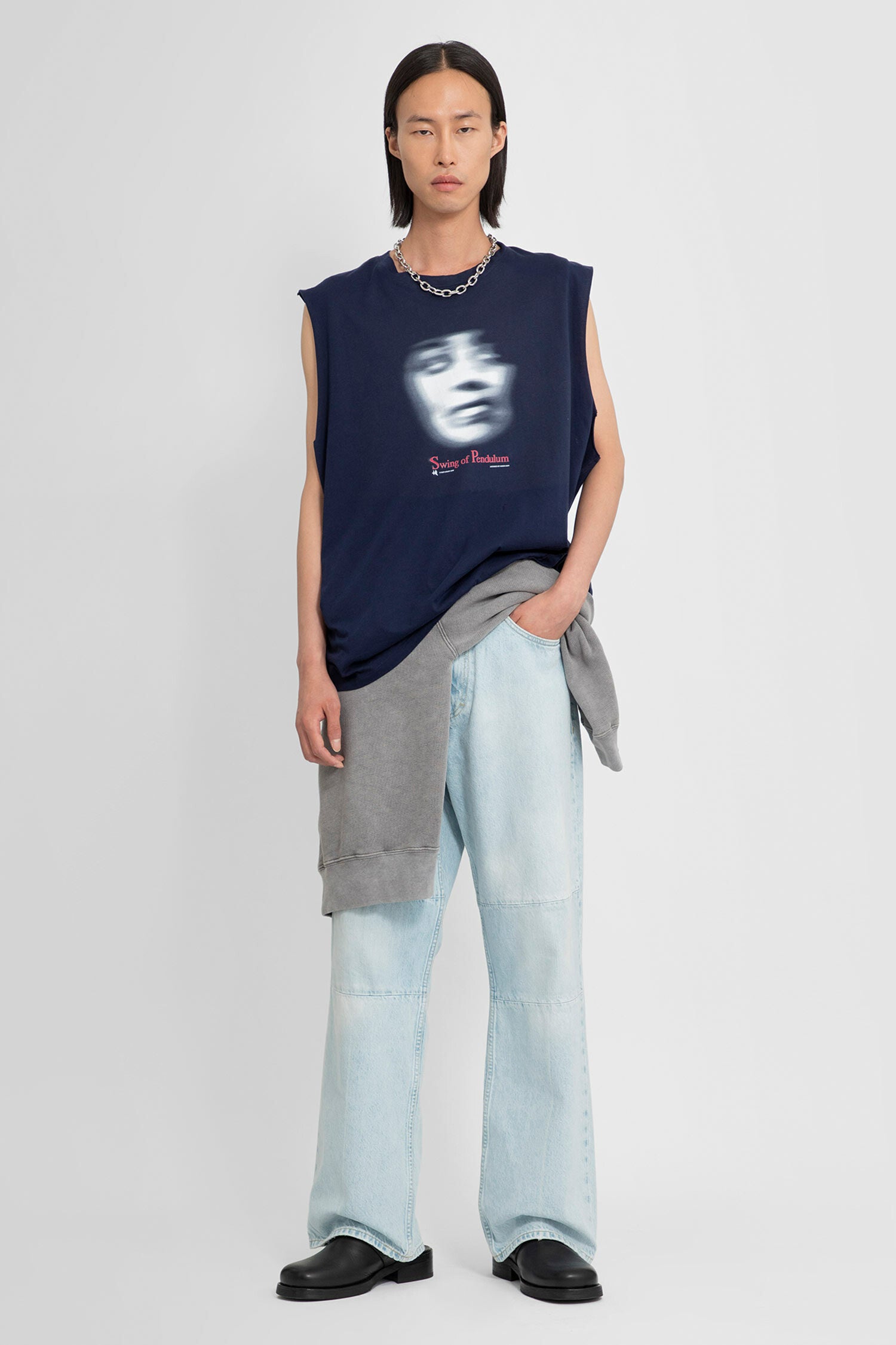 OUR LEGACY MAN BLUE TANK TOPS - OUR LEGACY - TANK TOPS | Antonioli