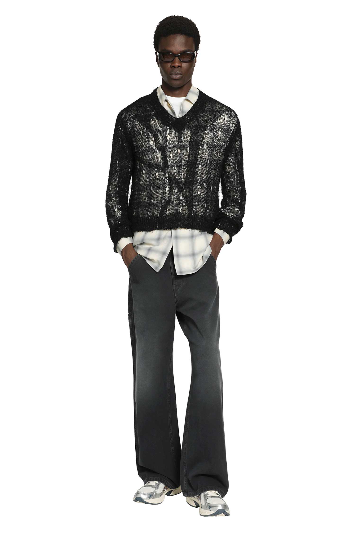 Slow V-Neck Sweater