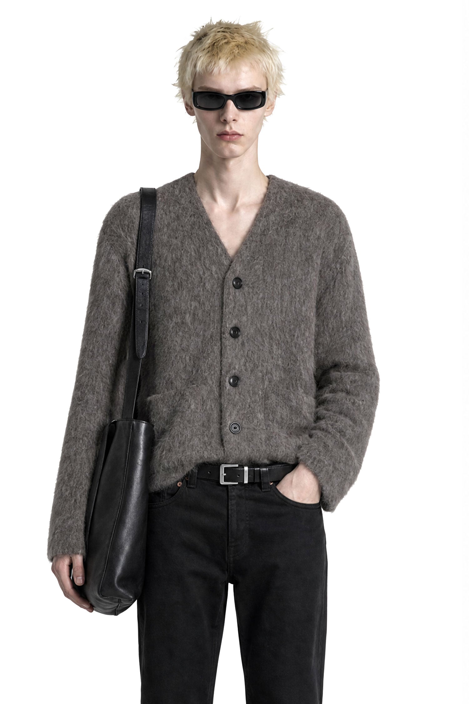 Hairy Wool Cardigan