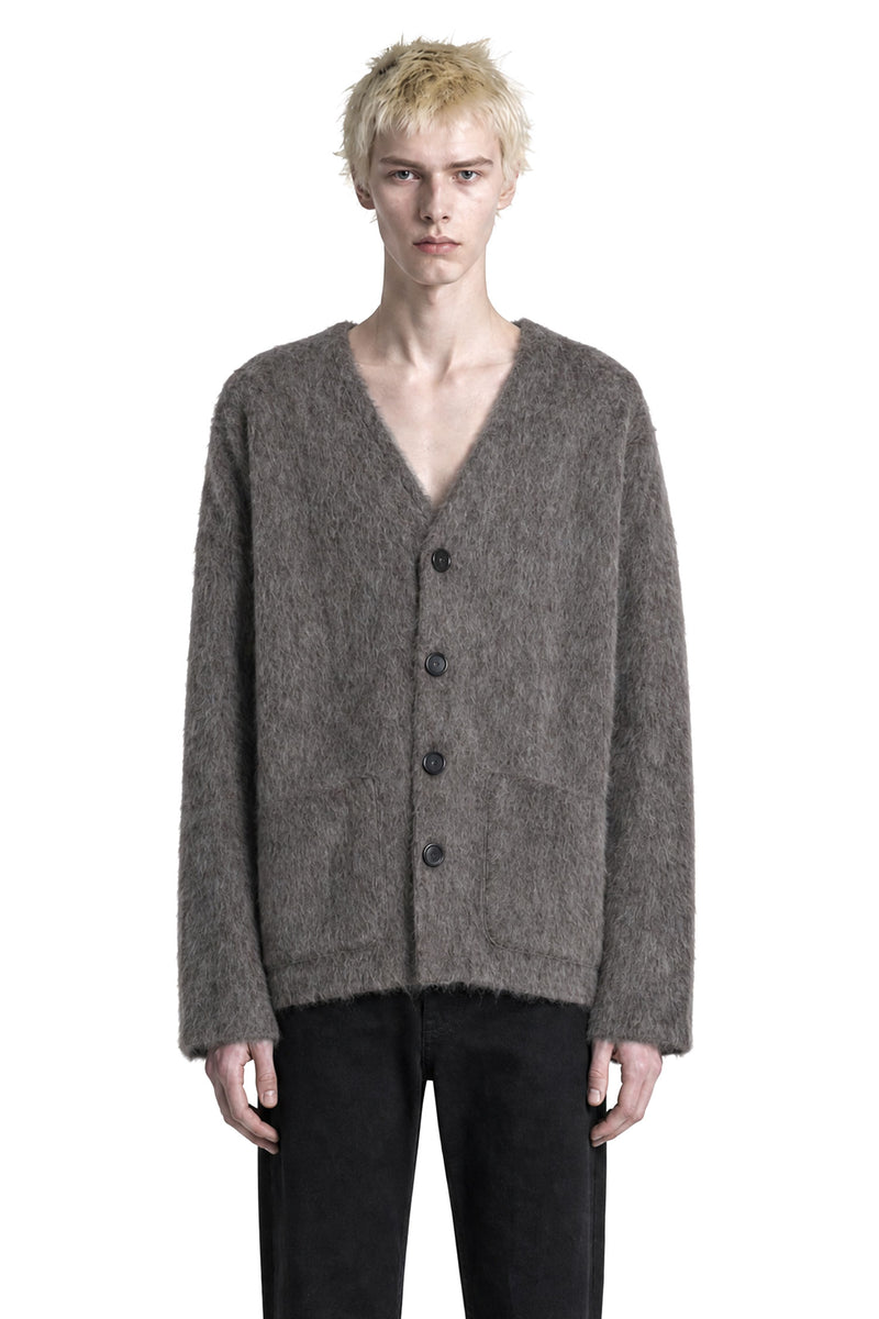 OUR LEGACY Hairy Wool Cardigan man