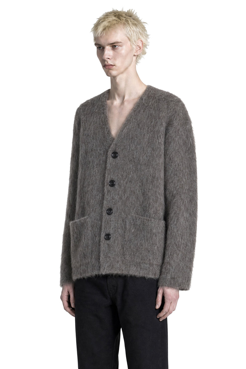 OUR LEGACY Hairy Wool Cardigan man