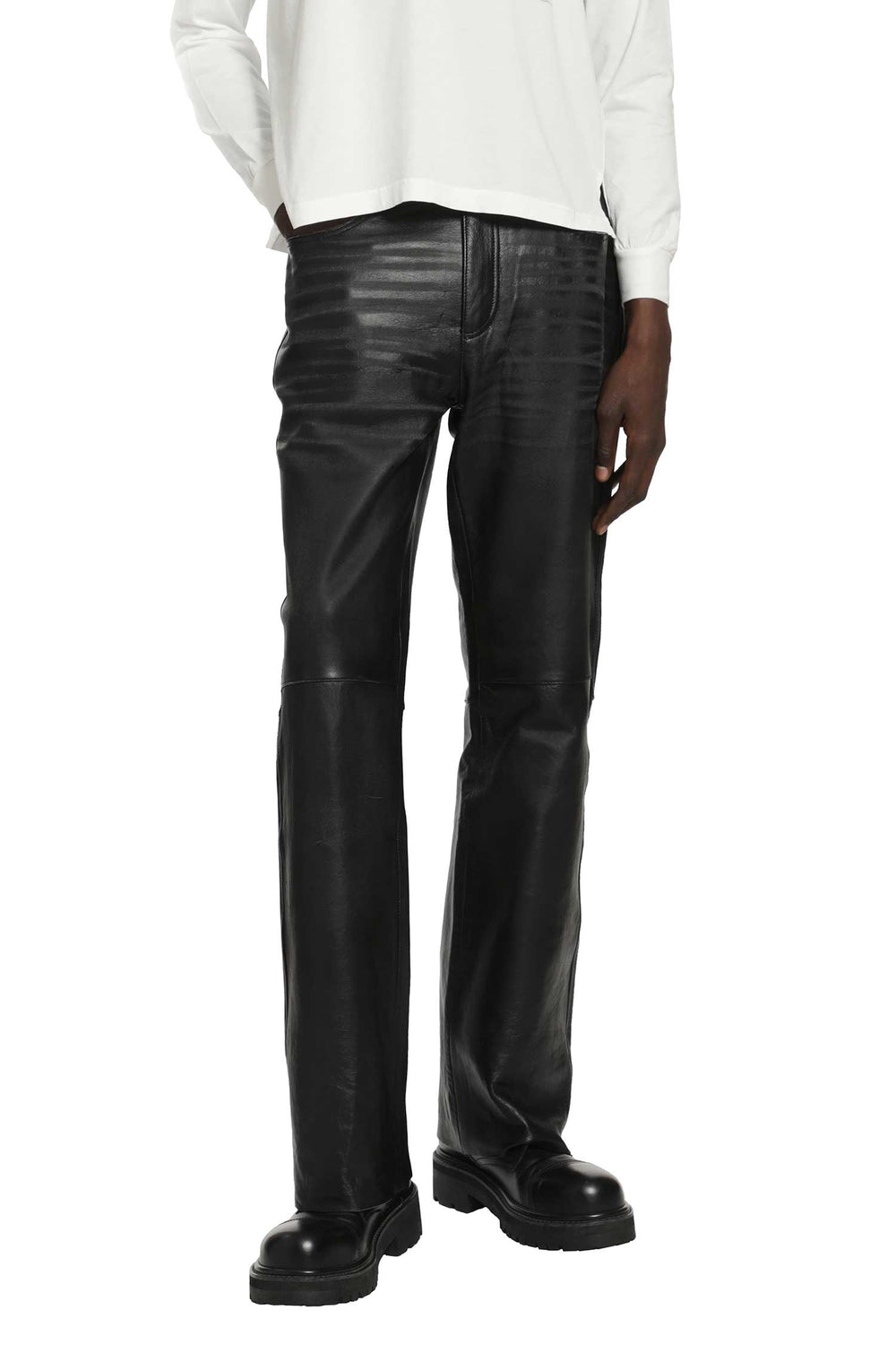OUR LEGACY Carlson Leather Trousers man