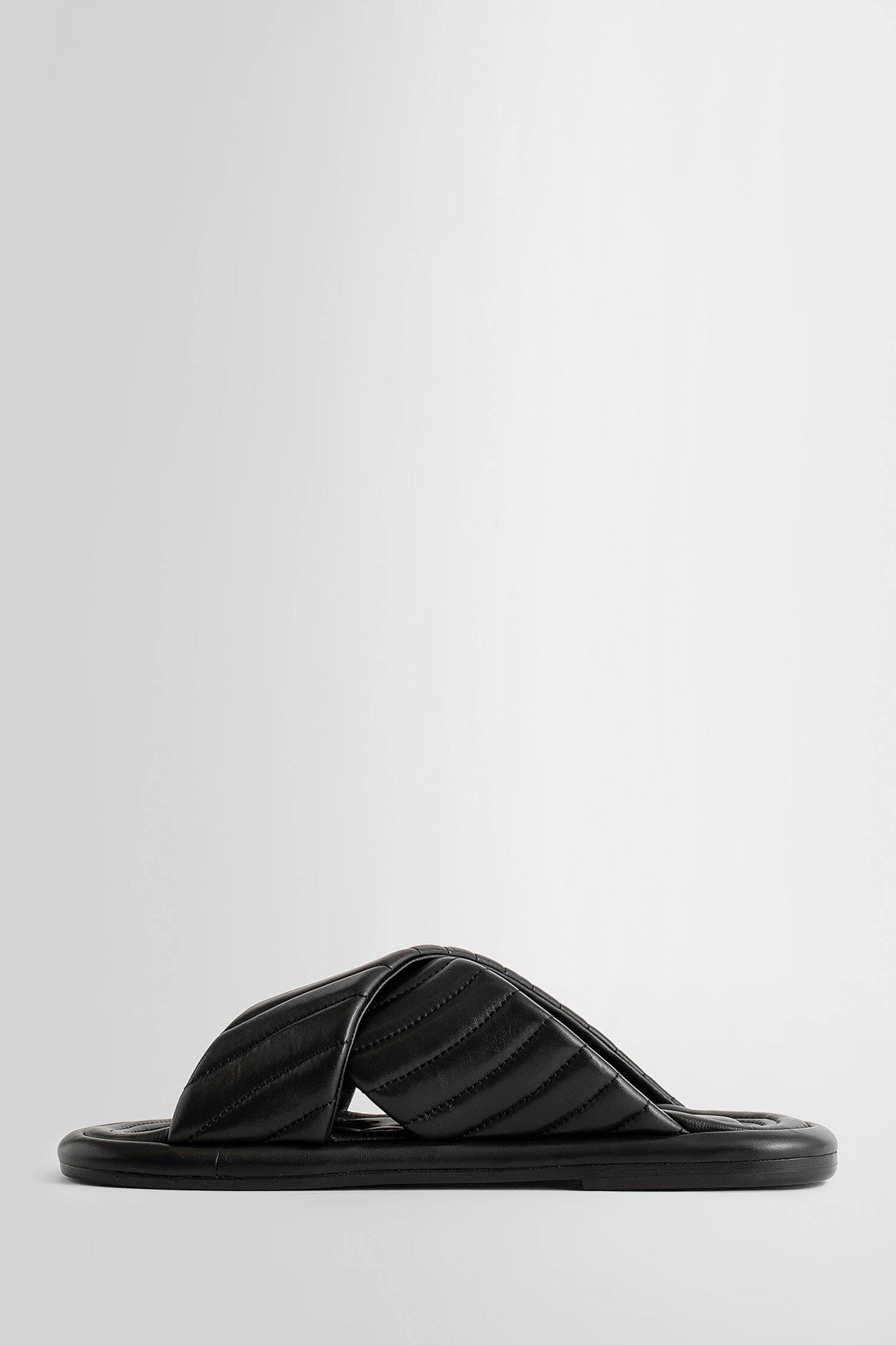 MATTIA CAPEZZANI MAN BLACK SANDALS & SLIDES