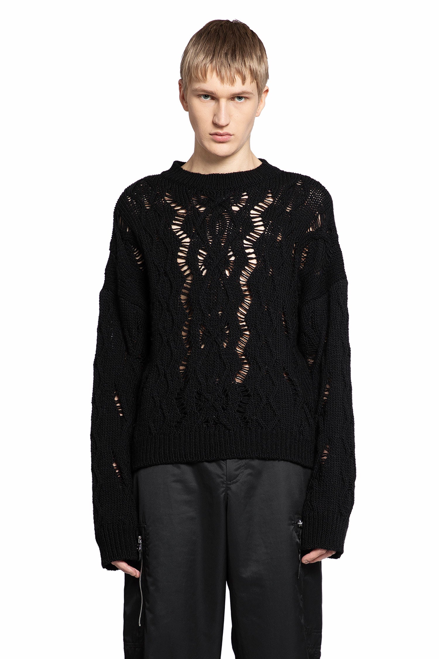 OUR LEGACY MAN BLACK KNITWEAR