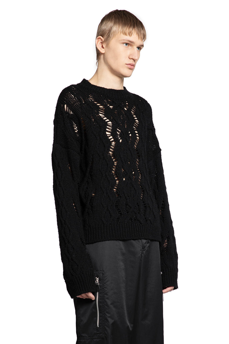 OUR LEGACY MAN BLACK KNITWEAR