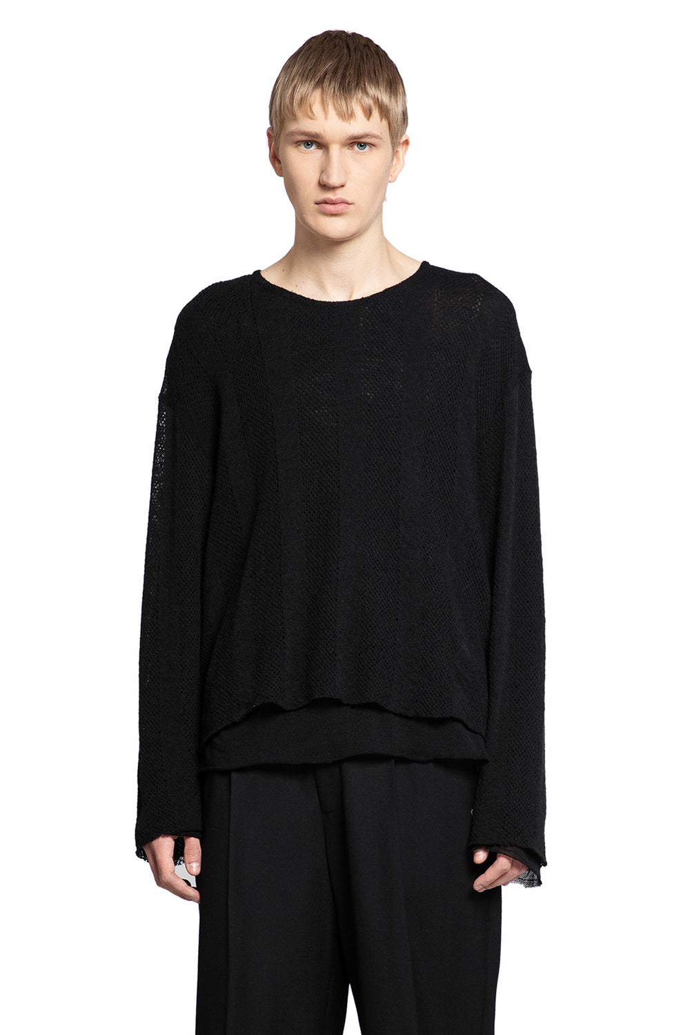 OUR LEGACY MAN BLACK KNITWEAR