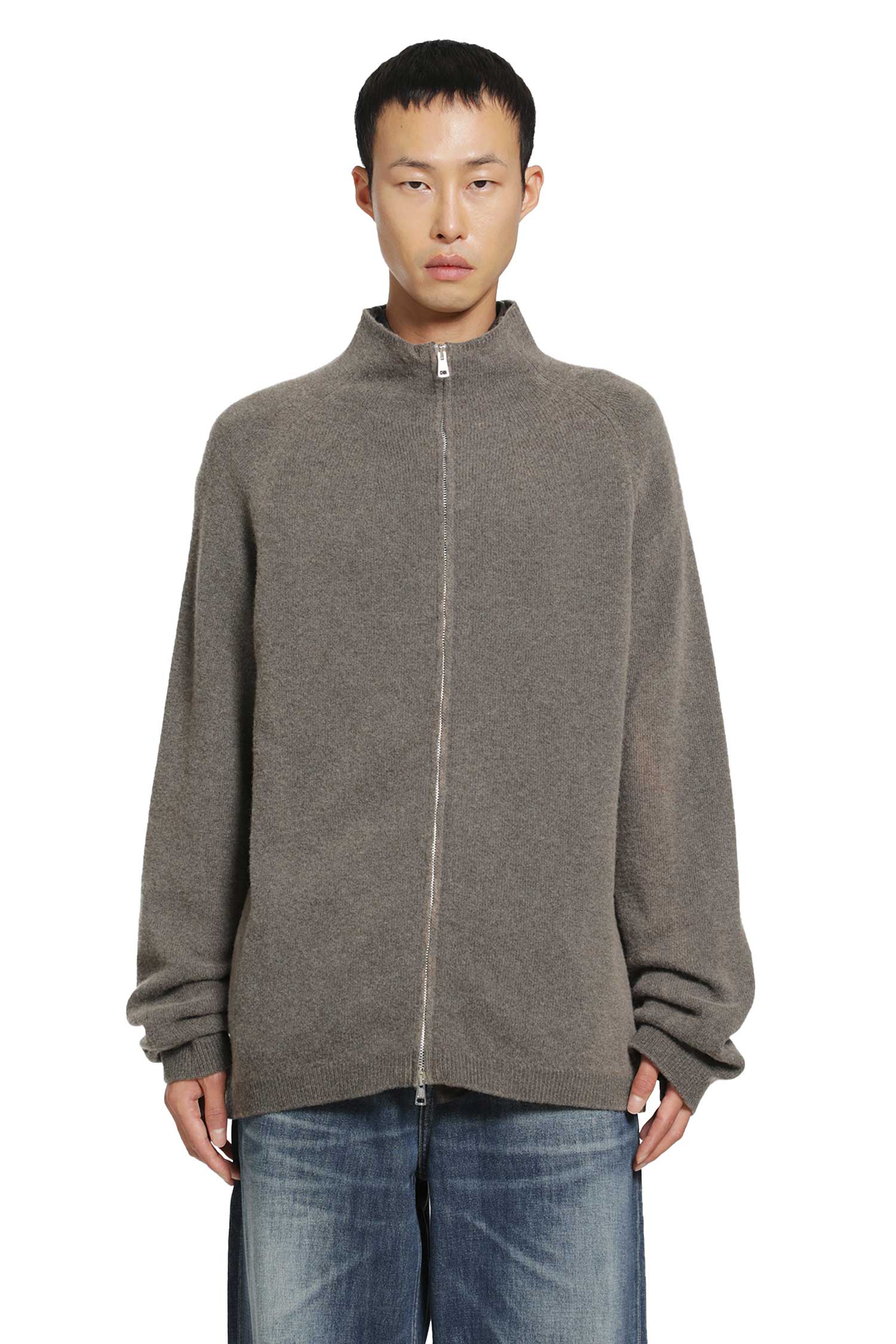 Line Zip Cardigan
