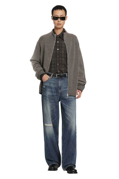 Line Zip Cardigan