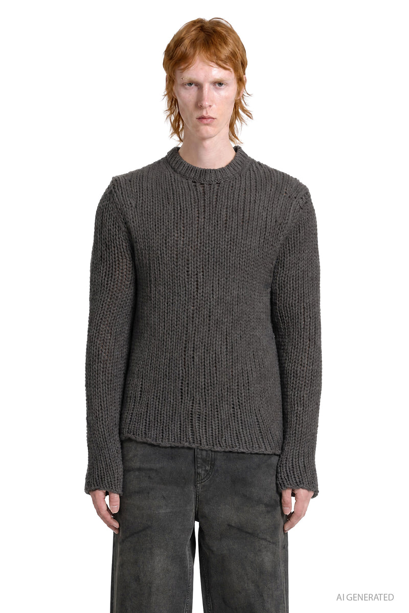 OUR LEGACY Popover Roundneck Sweater man