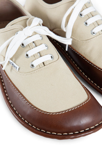 LOEWE MAN BEIGE LACE-UPS