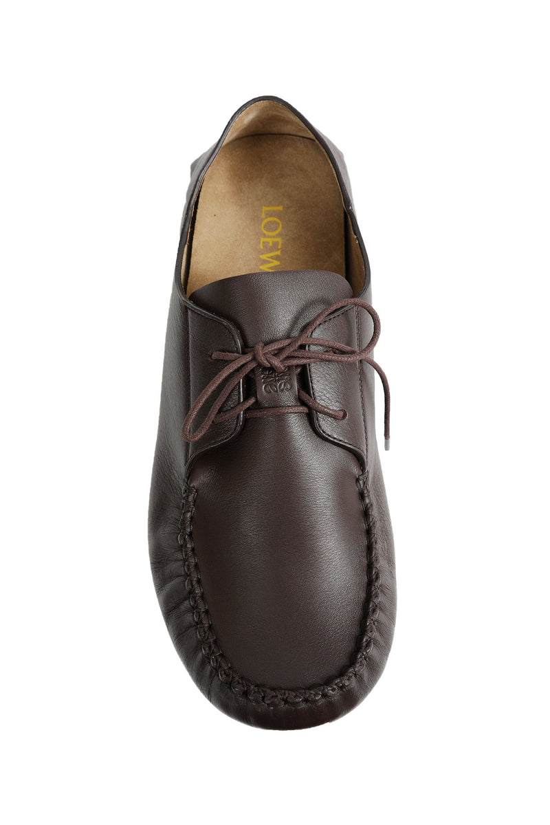 LOEWE Soft Calfskin Rambla Boat Shoes man