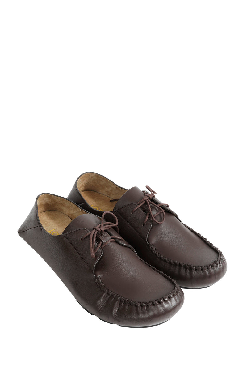 LOEWE Soft Calfskin Rambla Boat Shoes man