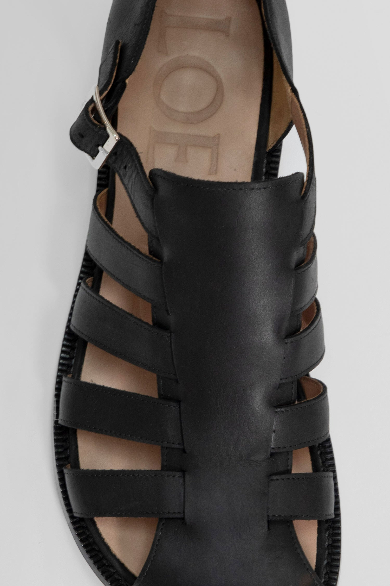 LOEWE MAN BLACK SANDALS & SLIDES