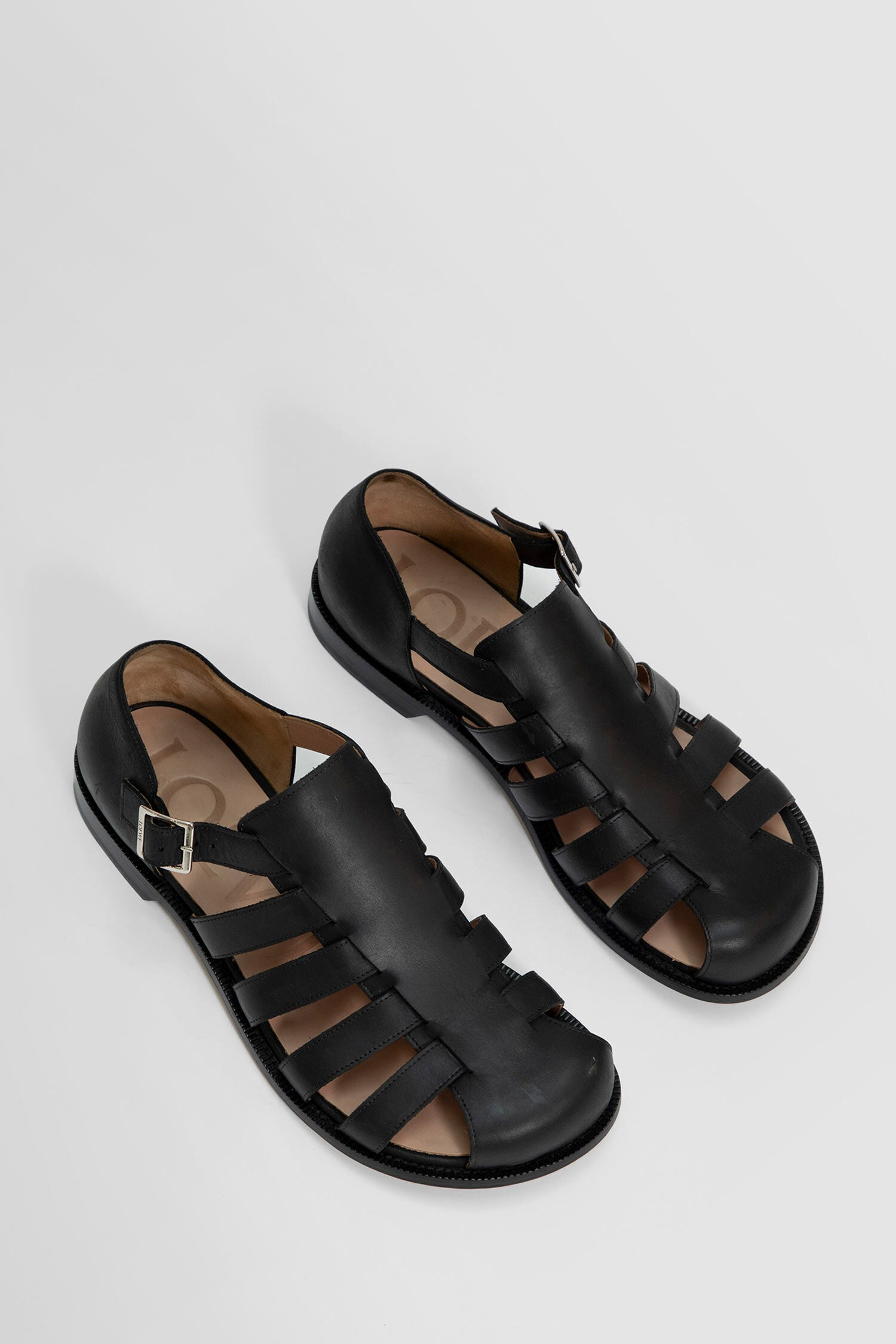 LOEWE MAN BLACK SANDALS & SLIDES