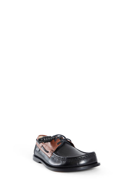 LOEWE MAN BLACK LOAFERS & FLATS