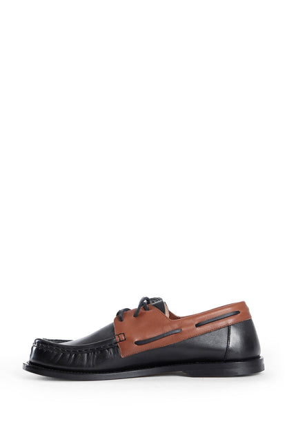 LOEWE MAN BLACK LOAFERS & FLATS