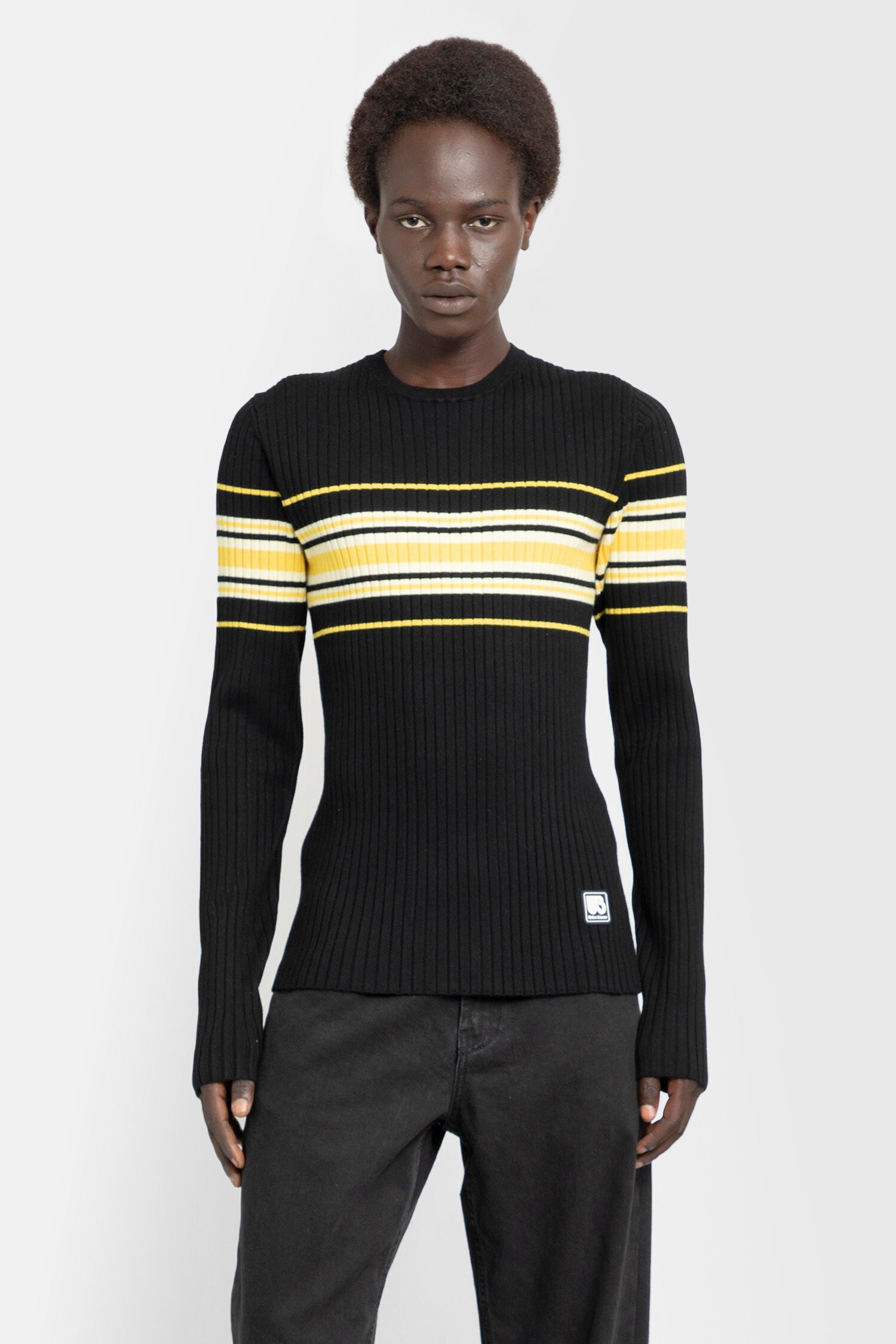 WALES BONNER MAN BLACK KNITWEAR