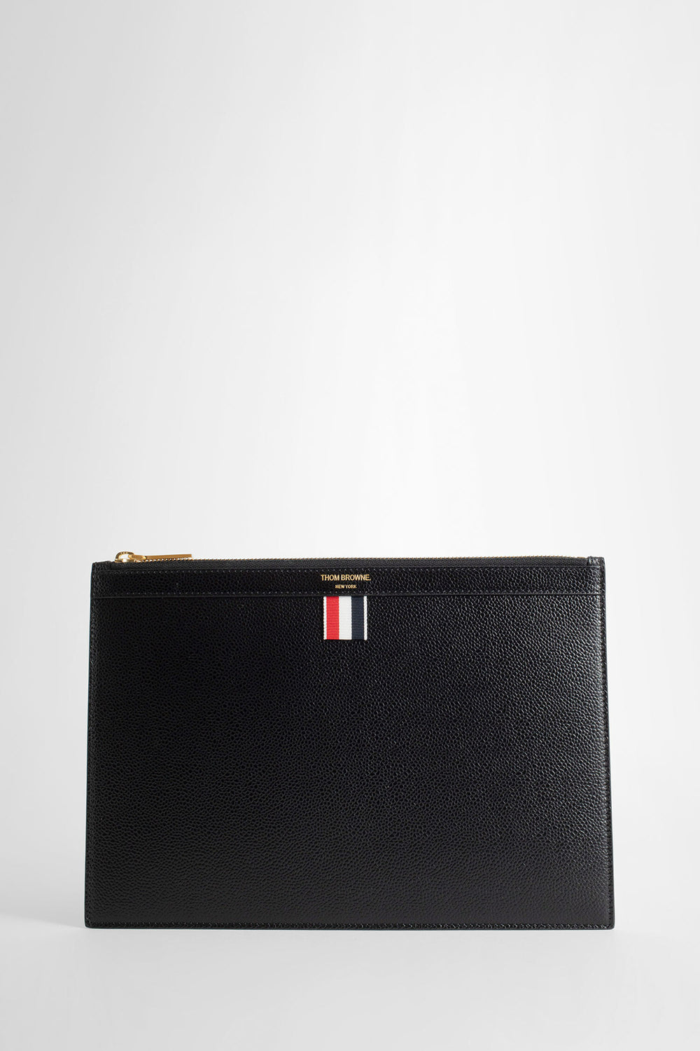 THOM BROWNE MAN BLACK CLUTCHES & POUCHES