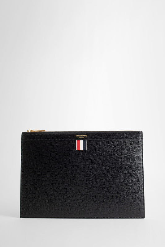 THOM BROWNE MAN BLACK CLUTCHES & POUCHES