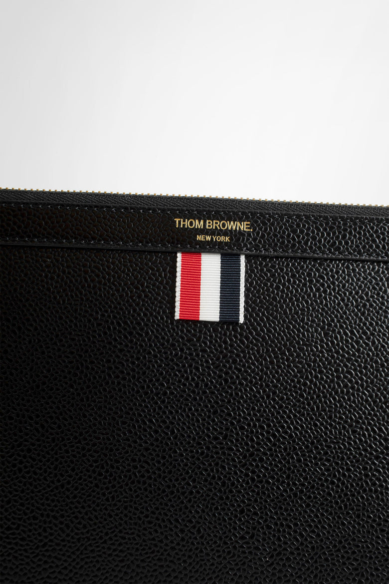 THOM BROWNE MAN BLACK CLUTCHES & POUCHES