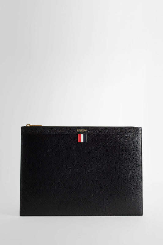 THOM BROWNE MAN BLACK CLUTCHES & POUCHES