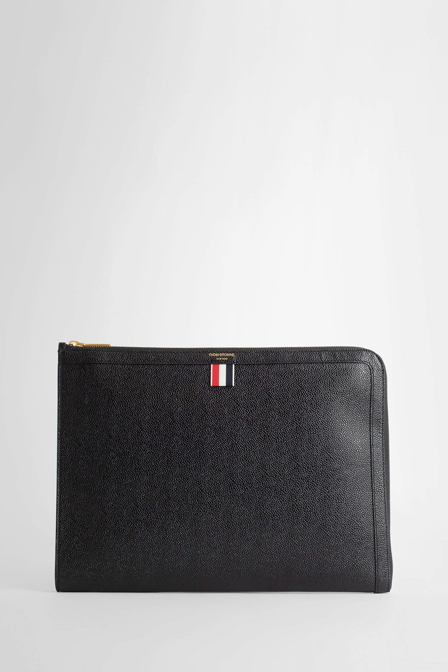 THOM BROWNE MAN BLACK CLUTCHES & POUCHES