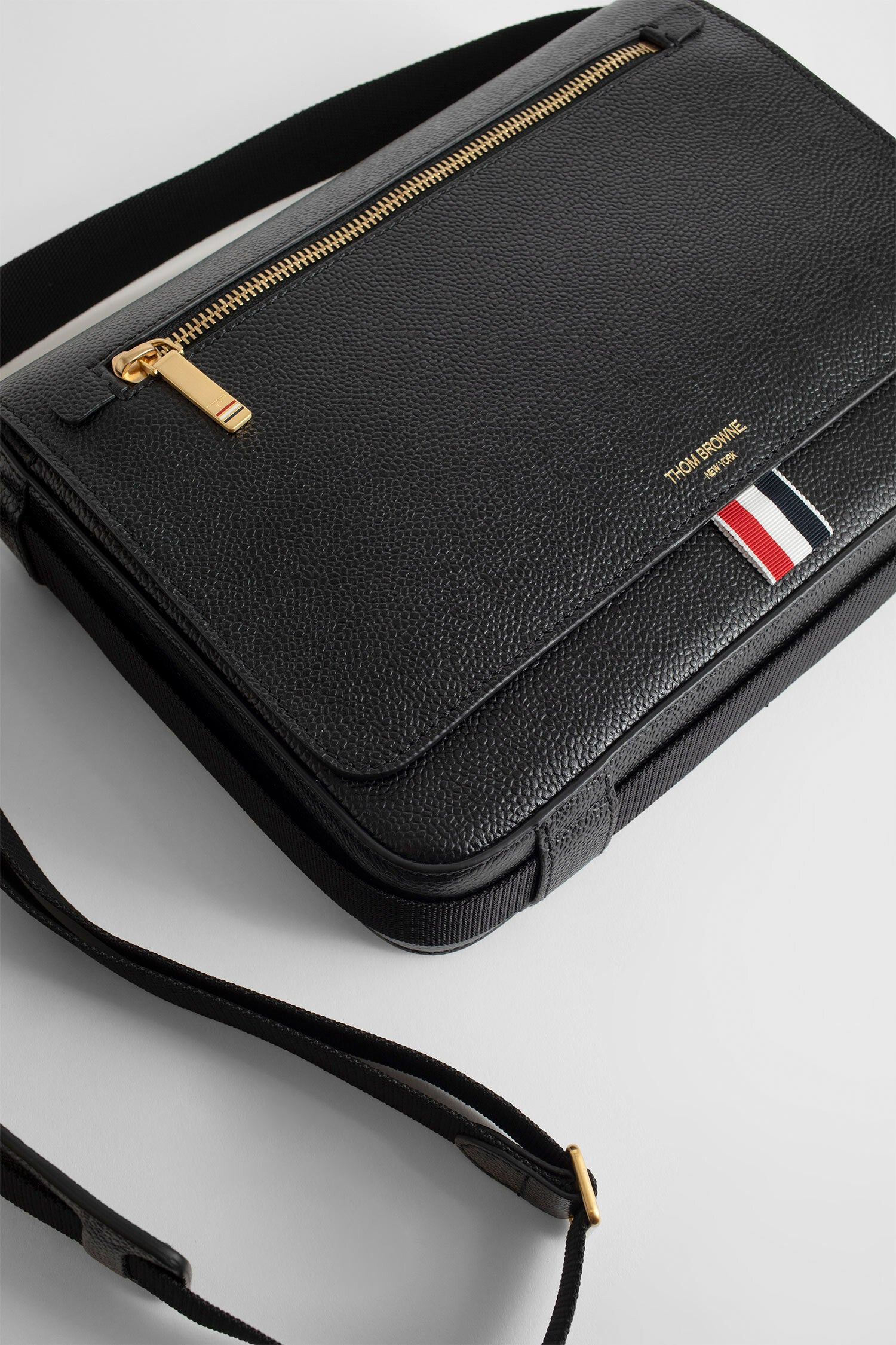 THOM BROWNE MAN BLACK CROSSBODY BAGS