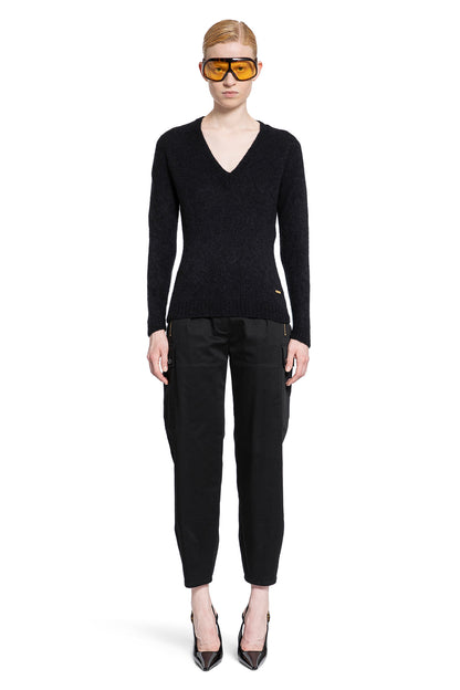 TOM FORD WOMAN BLACK KNITWEAR