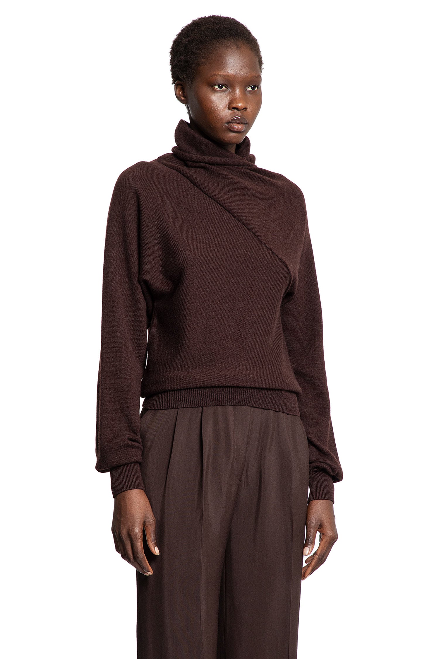 Wrap Collar Sweater